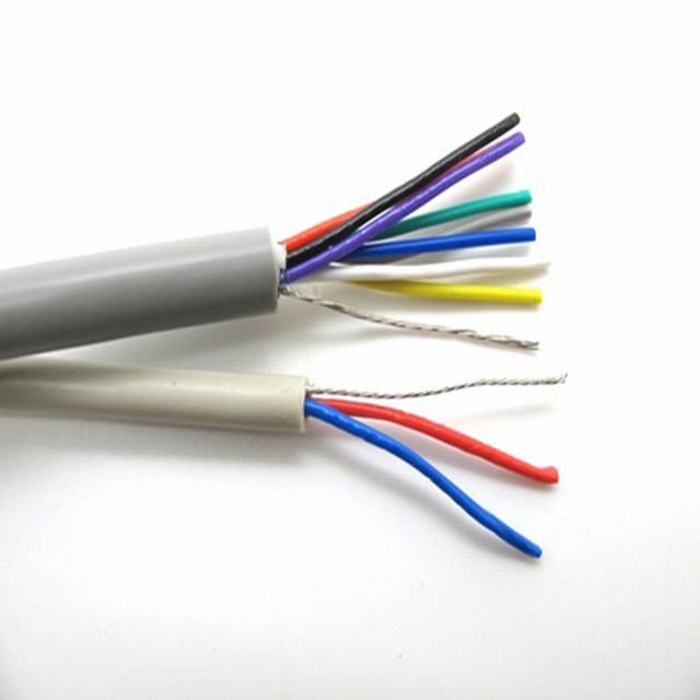  Cobre Insualation Multicore de PVC flexible de la funda del cable de control industrial