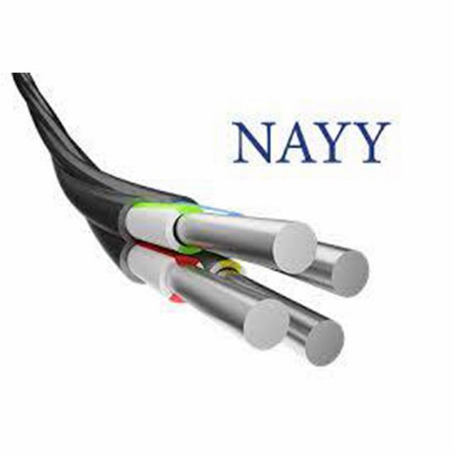  Nayy, Nayy-J, Nayy-O isolamento de PVC de alumínio da bainha do cabo de alimentação de Metro de PVC