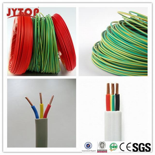  Usine de professionnels pour le fil électrique de la masse et le jaune/vert