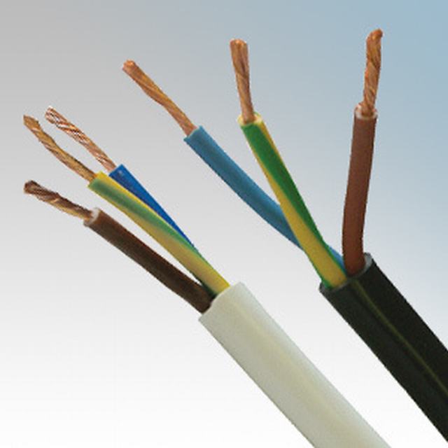  Rvv Type 300/300V Circular Light Flexible Cable mit PVC Sheathed