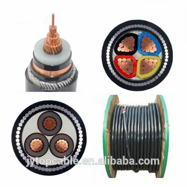Single or Three Cores Copper XLPE Insulation Unarmoured Power Cable