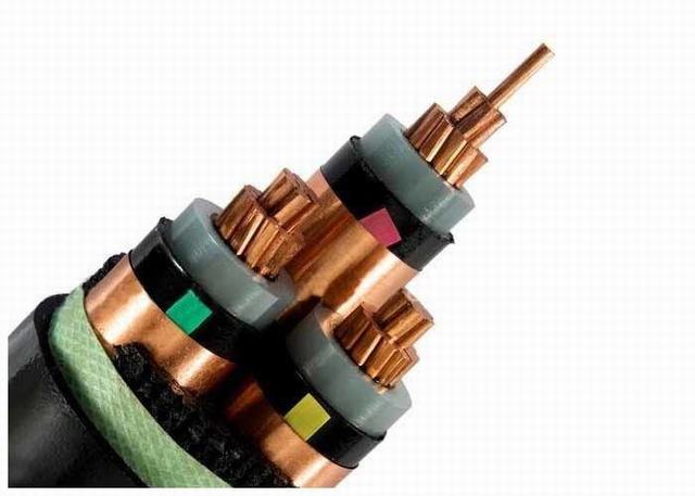 12/20kv3 X300sqmm Cu / Cts / PVC XLPE Insulated Cable High Voltage