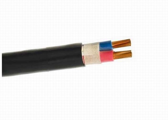  2 основных 240мм XLPE изолированный кабель питания медный проводник, бронированные электрический кабель 0.6/1кв