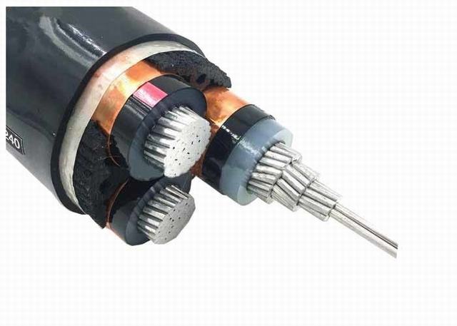 3 Cores Mv XLPE Electrical Cable Aluminum Conductor