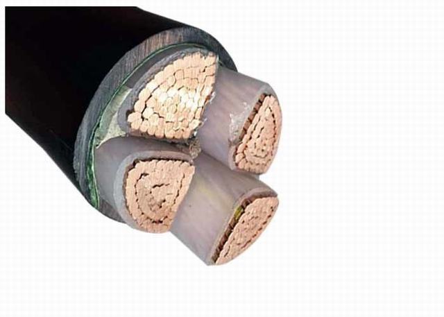  4 núcleos 0.6/Kv XLPE Conductor de cobre del cable eléctrico para plantas industriales