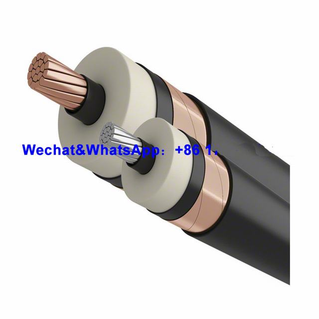  8.7/15 Kv PVC Aluminium Câble d'alimentation, câble blindé en aluminium avec la CCC