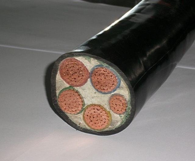  Conductor de cobre con aislamiento XLPE un núcleo de cable de alimentación Shealthed PVC