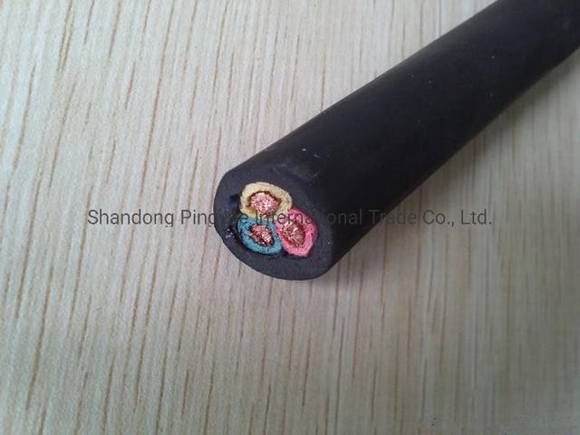 Fine Copper 3 Core Fire Resistant Rubber Insulated Cable for Welding