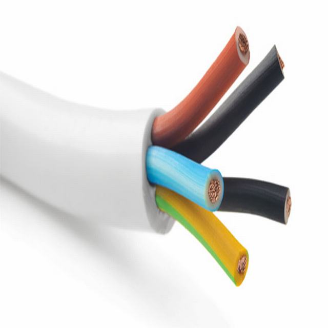  O cabo flat PVC cabo com isolamento de fios de enrolamento do fio elétrico fabricantes Preço de Fio