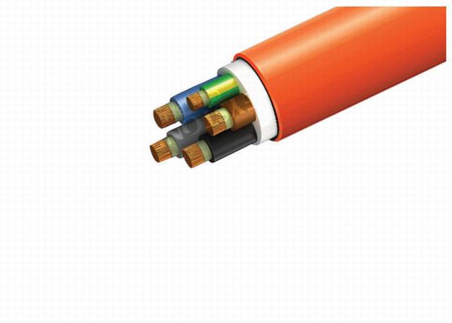 Les câbles de puissance de l'environnement LSZH Multicore amical avec gaine extérieure orange