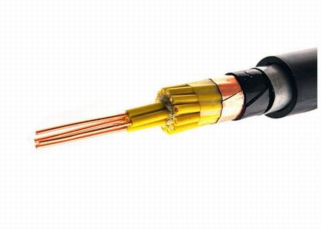  Aislamiento de PVC de 24 de alambre de cobre del cable de control central