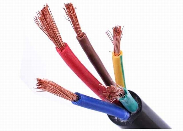  Câble électrique à gaine PVC avec conducteur en cuivre Flexible 4 Câble Flex de base