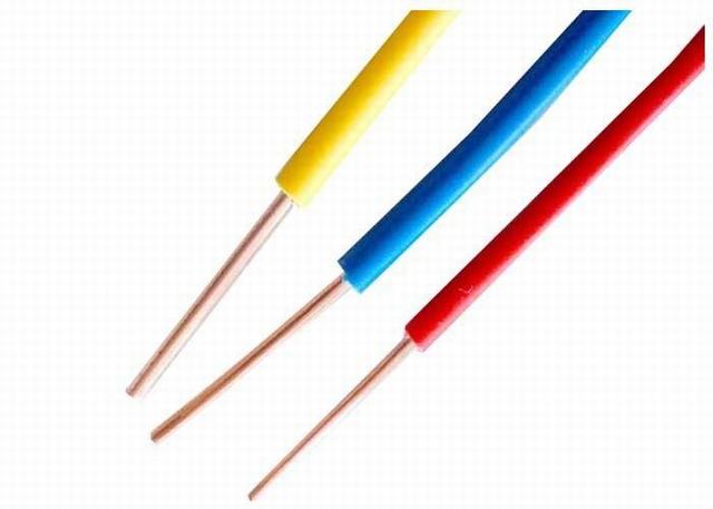 Rigid Conductor Electrical Cable Wire for Internal Wiring 300/500V, Blue Red Yellow