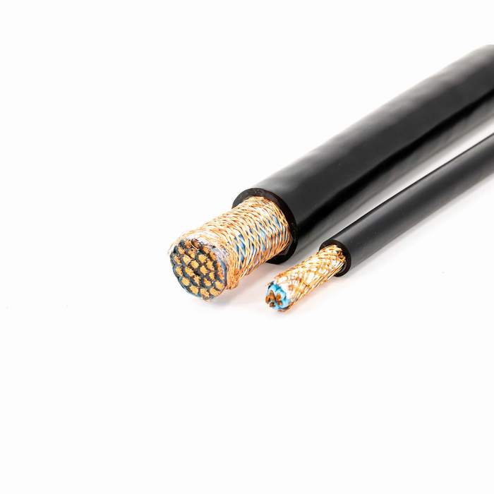 
                                 0,5 0,75 mm 1mm 1,5 mm 2,5 mm 4mm 6mm 10mm de malla de cobre flexible apantallada aislados con PVC, Funda de PVC cables de alimentación Cable Eléctrico Cable de mando blindado                            
