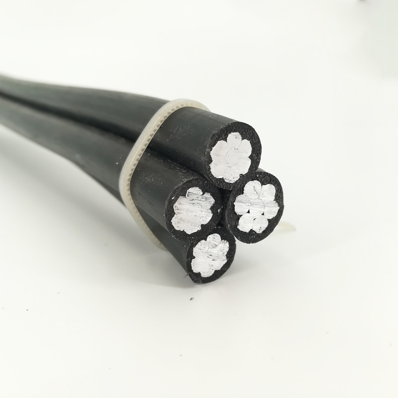 0.6/1kv 4*50mm2 Aluminium Conductor PE / XLPE Insulated ABC Cable