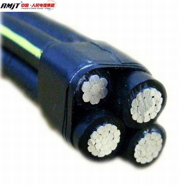 0.6/1kv Kabel van de Kabel van de Macht van de Leider van het aluminium de PE/XLPE Geïsoleerdeh ABC