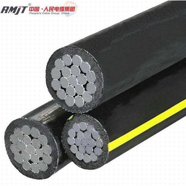 0.6/1kv Aluminum Conductor PE XLPE Insulated ABC Triplex Cable Specifications