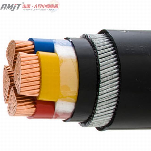  0.6/1kv Kabel van de Macht van SWA van de Kern van het aluminium de XLPE Geïsoleerder Gepantserde 50mm2
