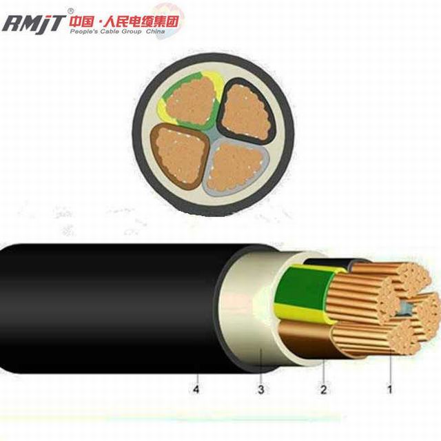  0.6/1kv XLPE/Cu/Cable de alimentación eléctrica incombustible LSZH N2xh