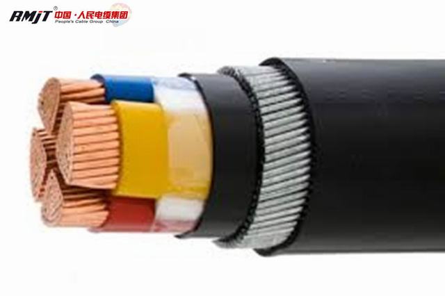  0.6/1kv isolation PVC Ruban d'acier blindé Câble d'alimentation ignifuge