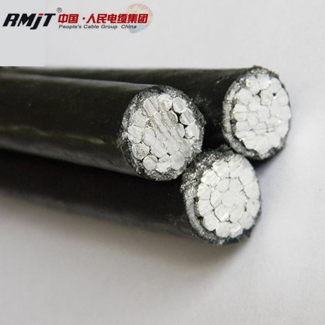 0.6-33kv PVC / XLPE / PE Insulated Overhead Electric Transmission Aerial Bundled Cable