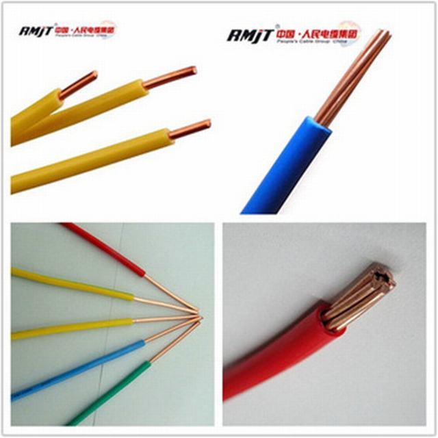  1,5 mm 4mm 6mm 10mm cable de cobre recubierto de PVC