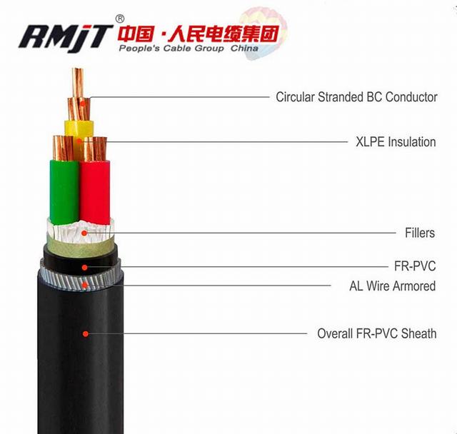 3*35 3*50mm2 XLPE Insulated Power Cable