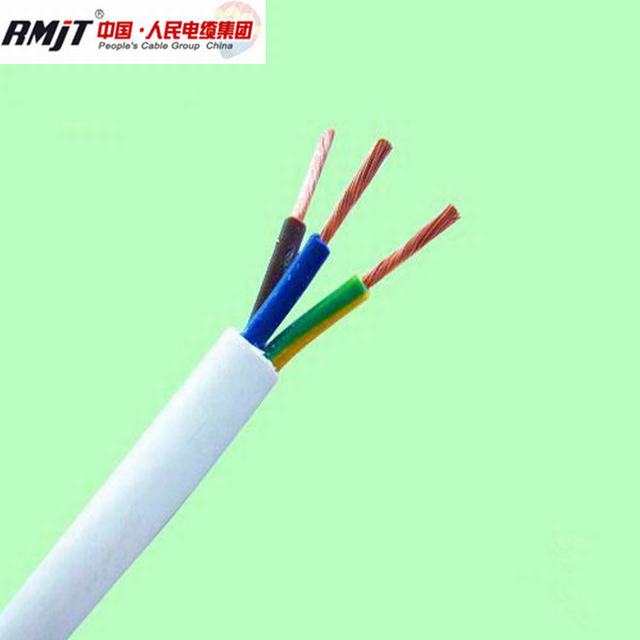  3 núcleos de 1,5 mm 2,5 mm recubierto de PVC de 4mm de cable flexible