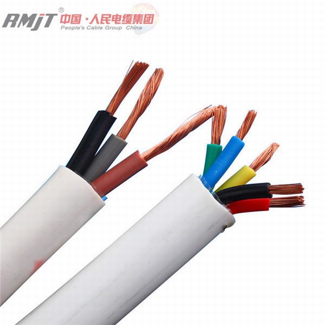  3 núcleos de 1,5 mm2 de 2,5 mm2 recubierto de PVC flexible Cable de cobre