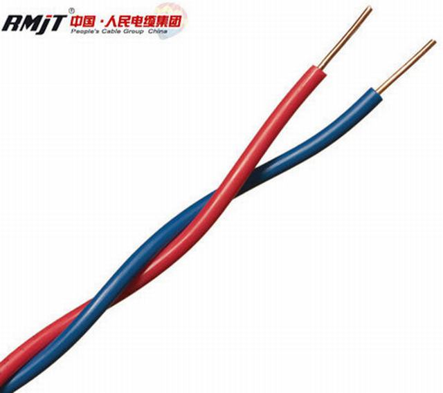 collegare elettrico di torcimento flessibile isolato PVC di rame del conduttore 300/300V