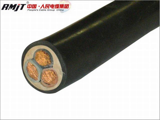  300/500V H05RR-F 3núcleos Cable recubierto de goma