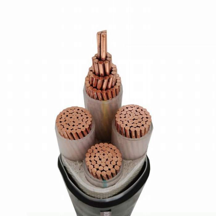 33kv Underground 4 Core 240mm PVC Jacket Cable XLPE Insulated Cable