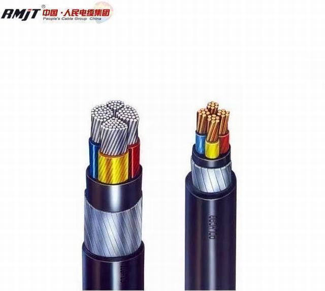 4*35 4*50 4*70mm2 Copper or Aluminium Conductor XLPE Insulated Armored Cable