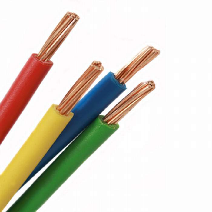 
                                 450/750V aislamiento de PVC de cobre trenzado El cable eléctrico                            
