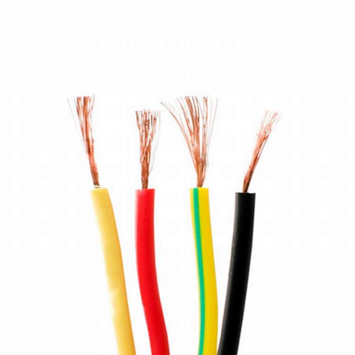 
                                 450/750V aislamiento de PVC cobre plástico Bvr Cables eléctricos                            