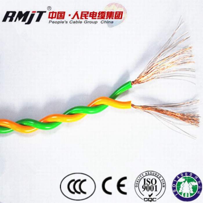 
                                 Câble blindé RVS de haute qualité de transmission de la paire torsadée 2core 1.5mm 2.5mm fil 4 mm                            