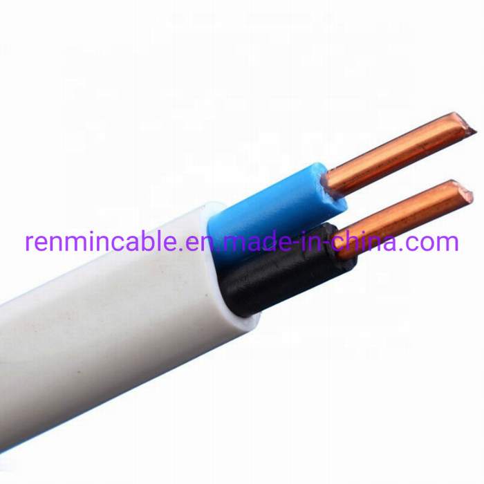 BVVB Flat Electrical Wire 2.5mm Cable PVC Insulation