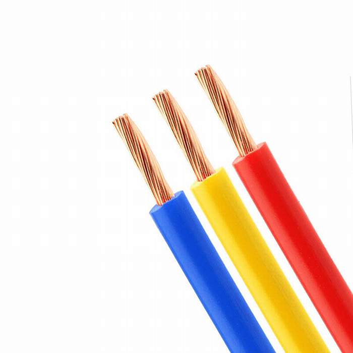 
                                 Bvr 450/750V isolant en PVC de 4 mm de câble métallique résistant au feu les fils des câbles électriques pour la maison                            