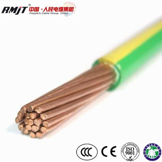  Ce aprobada Conductor de cobre aislados con PVC Electric Kabel para los equipos y de la familia