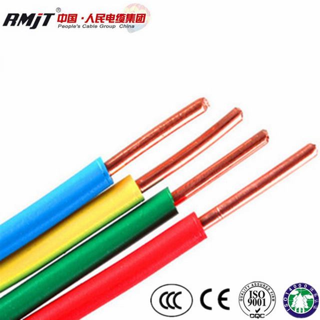 Ce Certification H07V-U PVC Insulated Building Wire Copper Electric BV Wire