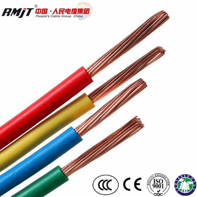 
                                 Conductor de cobre aislados con PVC BV/BVV/RV/Rvv Cable eléctrico                            