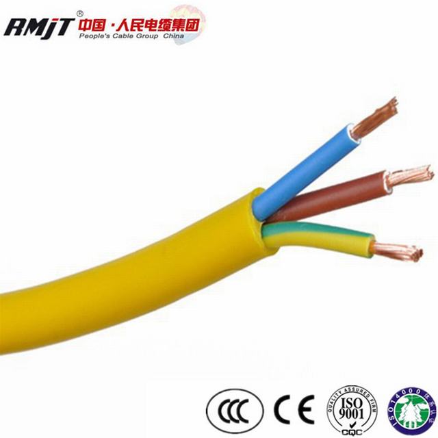 
                                 Collegare flessibile elettrico inguainato di rame del cavo isolato PVC del conduttore rv Rvv Rvvb                            