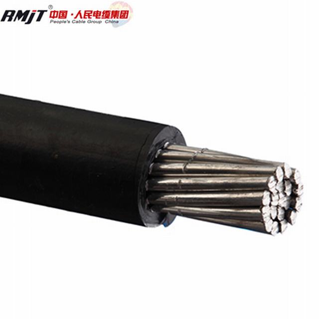  Fio de linha coberto - Alumínio Termorresistente XLPE/PVC sólido de isolamento dos cabos do ABC