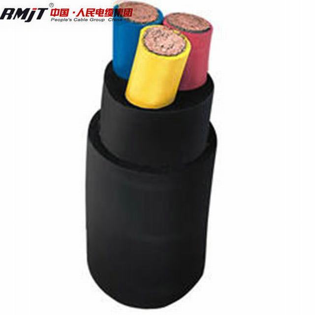 Electric Power Bare Copper Stranded Rubber Cable