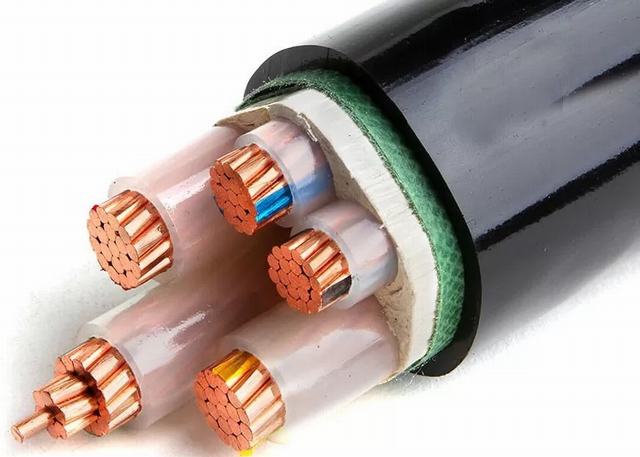 Electrical Wire 5 Core Copper XLPE Insulated PVC Sheathed Power Cable