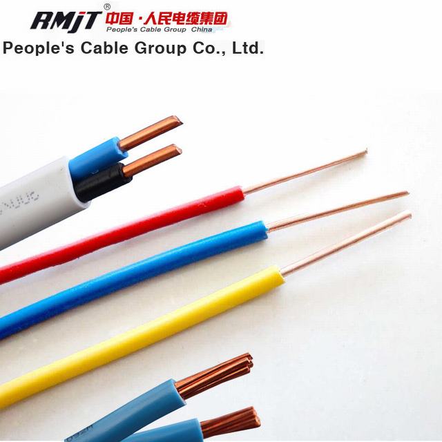  La resistencia al fuego Conductor de cobre de aislamiento de PVC Cable eléctrico