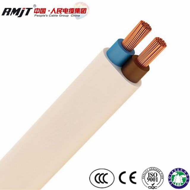  Fire Retardance H05VV-F H03VV-F Cu/PVC/PVC flexible plana cable Kabel aislados