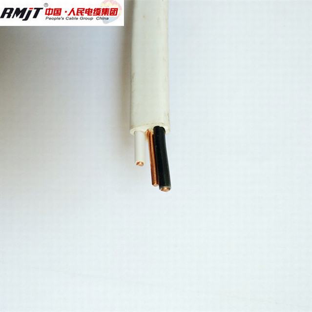 Flat Copper Wire Electrical Wire Twin with Earth Wire