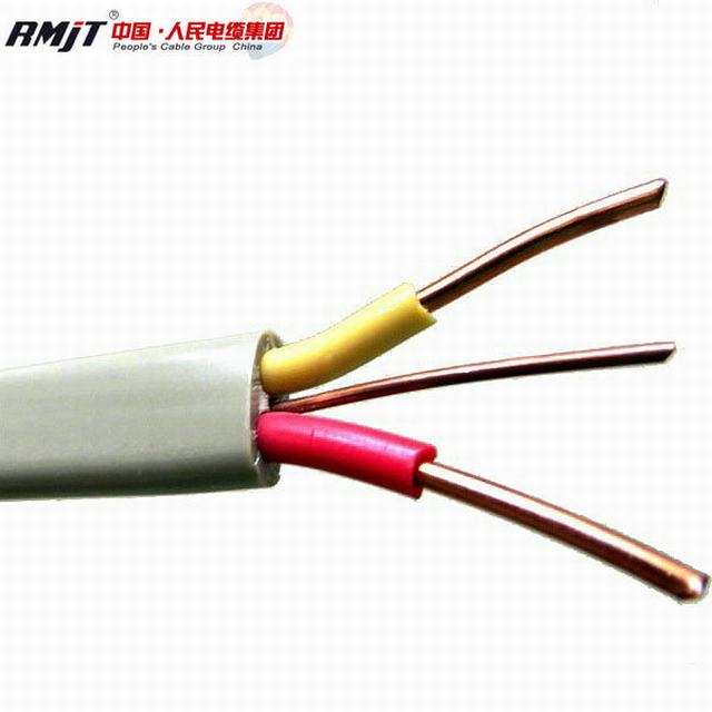 Flat Twin and Earth Copper Conductor Ecc TPS Cable Wire