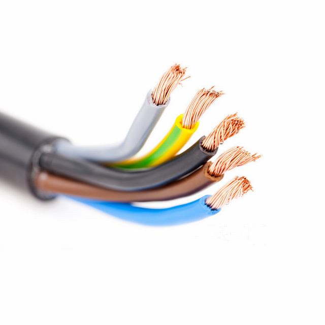 
                                 Conductor de cobre de aislamiento de PVC flexible cubierta de PVC flexible Cable eléctrico                            